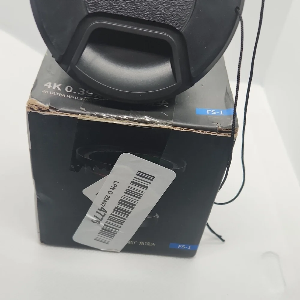 4K Ultra HD Wide Angle Lens - Black